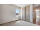 Cozy bedroom featuring neutral carpet and large closet at 24593 E 34Th Ave, Aurora, CO 80019