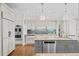 Well-equipped kitchen featuring stainless steel appliances, ample counter space, and modern fixtures at 29 Viking Dr, Cherry Hills Village, CO 80113