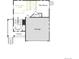 Floorplan rendering of the first floor featuring a foyer, garage, flex room, and optional bedroom and bathroom at 1193 Highview Ln, Erie, CO 80516