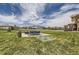 Sprawling backyard featuring an outdoor dining area, and lush landscaping at 6411 Sand Rose Ct, Castle Rock, CO 80108