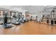 Bright fitness center featuring a variety of modern cardio machines and ample space at 1750 Wewatta St # 805, Denver, CO 80202