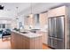 Spacious kitchen with stainless steel appliances and a bright, modern design at 1836 Grove St # 105, Denver, CO 80204