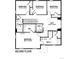 Detailed second floor plan featuring bedrooms, laundry, and a loft area at 1038 Scotts Peak Dr, Berthoud, CO 80513