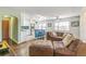 Open concept living room with a view into the kitchen at 172 S Lowell Blvd, Denver, CO 80219