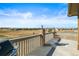 Deck with brick columns, grill, and scenic views at 12247 Piney Lake Rd, Parker, CO 80138