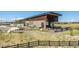 Community center with modern design and outdoor seating area at 3308 Carabiner St, Castle Rock, CO 80108