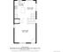 Floor plan showcasing the kitchen, dining area, and living room layout on the floor at 12977 W Dorado Pl, Littleton, CO 80127