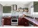 Modern kitchen features stainless steel appliances, custom backsplash, and ample counter space at 2030 Cody St, Lakewood, CO 80215