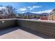 Balcony overlooking the neighborhood with clear blue skies and mountain views at 2885 Springdale Ln, Boulder, CO 80303
