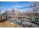 Community basketball court with picnic and recreation areas, plus rules for use at 2885 Springdale Ln, Boulder, CO 80303