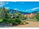Scenic campus with a park, pond, lush greenery, and the beautiful Rocky Mountains in the background at 2885 Springdale Ln, Boulder, CO 80303