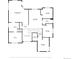 Floor plan showing the primary bedroom, bedrooms, Gathering room, bathrooms, and walk-in closet at 7603 Yule Ct, Arvada, CO 80007