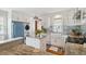 Bright kitchen features granite counters, stainless steel appliances, and a convenient washer/dryer at 3278 S Lafayette St, Englewood, CO 80113