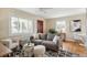 Inviting living room featuring large windows, hardwood floors, and comfortable seating with modern decor at 3278 S Lafayette St, Englewood, CO 80113