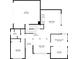 Floor 2: Garage, living room, kitchen, dining area, bath, and bedroom layout for modern living at 4675 S Yosemite St # 205, Denver, CO 80237