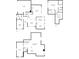 Home floor plans showcasing the spacious and functional layout of each level in the house at 4675 S Yosemite St # 205, Denver, CO 80237