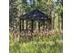 Charming outdoor gazebo surrounded by tall grasses and beautiful trees, perfect for relaxation at 27888 Richmond Hill Rd, Conifer, CO 80433