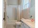 Clean bathroom with a shower/tub combo and vanity at 425 W 128Th Dr, Westminster, CO 80234