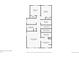 Floor plan of the primary bedroom, bathroom, laundry room, and two bedrooms, complete with measurements at 11769 Lovegrass Dr, Parker, CO 80138