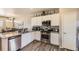 Well-equipped kitchen featuring stainless steel appliances and ample counter space at 11769 Lovegrass Dr, Parker, CO 80138