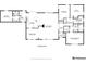 Detailed floor plan showing the layout of the home with bedrooms, kitchen, living room, and bathrooms at 1324 State Highway 66, Longmont, CO 80504
