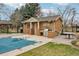 Pool house with a grill and a covered area for entertaining guests at 1324 State Highway 66, Longmont, CO 80504