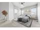 Serene main bedroom with soft lighting, plush bedding, and neutral decor for a relaxing atmosphere at 3548 Swabuck Pl, Castle Rock, CO 80109