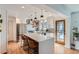 Contemporary kitchen with stainless steel appliances, a large island, and ample counter space at 2 N Jasmine St, Denver, CO 80220