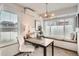 Inviting home office with bright natural light, modern lighting and custom window seat at 780 Walnut St # A, Boulder, CO 80302