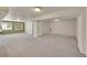 Expansive basement area features neutral carpeting and is ready to be customized at 3406 Purcell St, Brighton, CO 80601