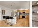 Bright, open kitchen featuring a central island with bar seating at 3406 Purcell St, Brighton, CO 80601