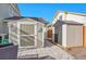 Backyard shed with a stone walkway, adding practical storage and character to the outdoor space at 3406 Purcell St, Brighton, CO 80601