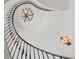 A gracefully curved staircase is illuminated by stylish sconces at 5 Churchill Dr, Cherry Hills Village, CO 80113