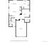 First floor layout featuring the dining area, kitchen, living room, office, foyer, bath, and garage at 23757 Eagle Bend Ln, Parker, CO 80138