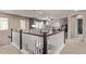 Spacious hallway on second floor with view of the main floor at 23757 Eagle Bend Ln, Parker, CO 80138