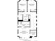 Second floor plan includes primary bedroom suite, two additional bedrooms, laundry and bath at 10886 E Hinsdale Cir, Centennial, CO 80112