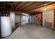 Unfinished basement with high ceilings and plenty of potential at 10094 Wyandott Cir, Denver, CO 80260