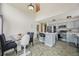 Bright kitchen with stainless steel appliances, light grey cabinets, and stylish flooring at 19707 E Caspian Cir, Aurora, CO 80013