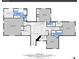 Detailed second level floorplan showcasing layout, room dimensions and square footage at 7818 S Zeno St, Centennial, CO 80016
