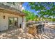 Backyard bar and grill space, pool and slide in view at 7818 S Zeno St, Centennial, CO 80016