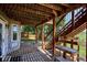View of the shaded area under the deck, showing patio and seating, perfect for outdoor enjoyment at 984 Shadow Mountain Dr, Highlands Ranch, CO 80126