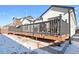 Large deck overlooks backyard, offering ample space for relaxation at 6829 Juniper Ct, Frederick, CO 80530