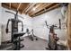 Basement home gym with exercise equipment at 6829 Juniper Ct, Frederick, CO 80530