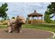 Serene park view featuring a gazebo and bear statue at 14422 Pansy Loop, Morrison, CO 80465