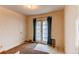 Bedroom with French doors and hardwood floors at 2600 S Downing St, Denver, CO 80210