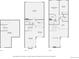 Floorplan of first, second, and third floors at 6839 Zenobia St # 3, Westminster, CO 80030