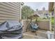Cozy patio with comfortable swing and grill at 6839 Zenobia St # 3, Westminster, CO 80030