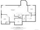 Floorplan of the basement, featuring a wet bar, recreation room, and two bedrooms at 7170 Windwood Way, Parker, CO 80134