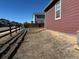 View of backyard featuring a fence and sparse landscaping at 2003 Monte Vista Dr, Lochbuie, CO 80603