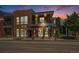 Unique exterior of a commercial and residential building with a second story balcony at 4258 Tennyson St, Denver, CO 80212